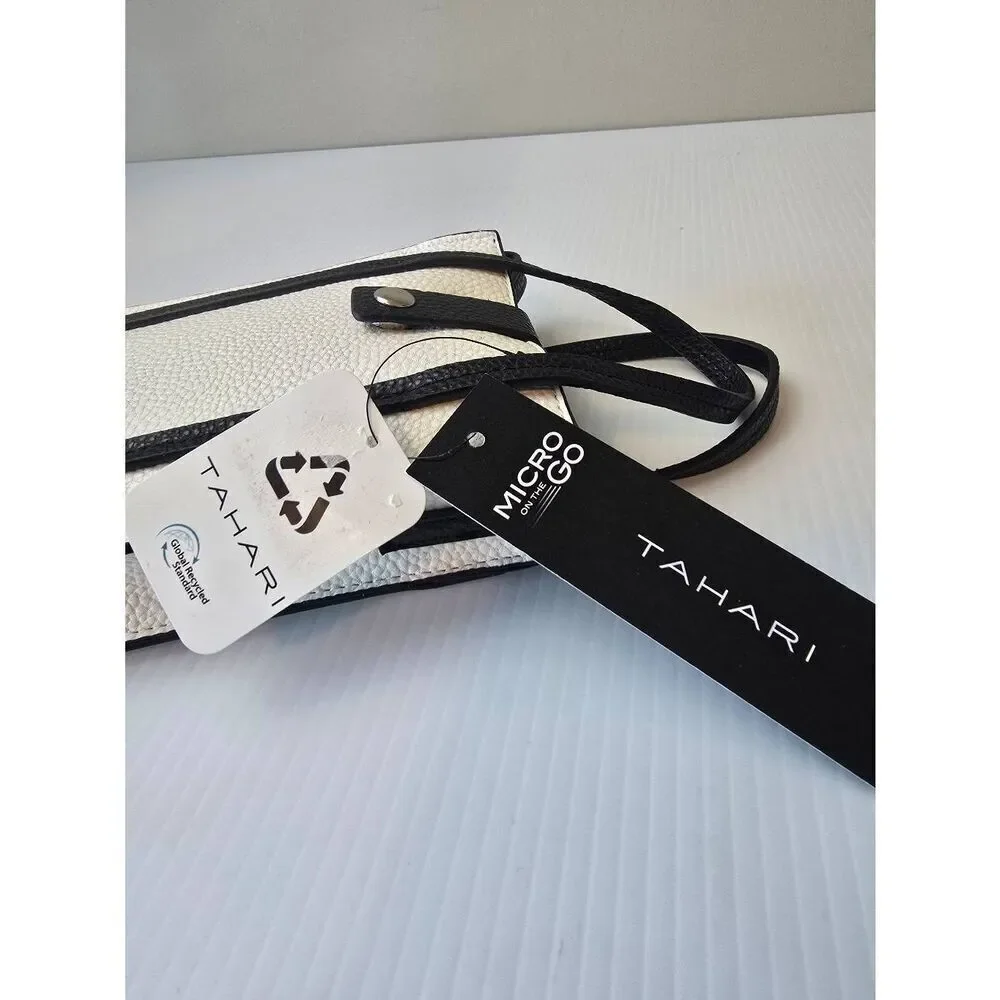 Tahari Micro On The Go Crossbody Bag New